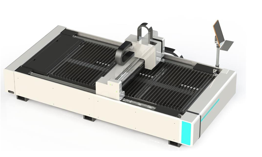 Single Table CNC Fiber Laser Cutting Machine