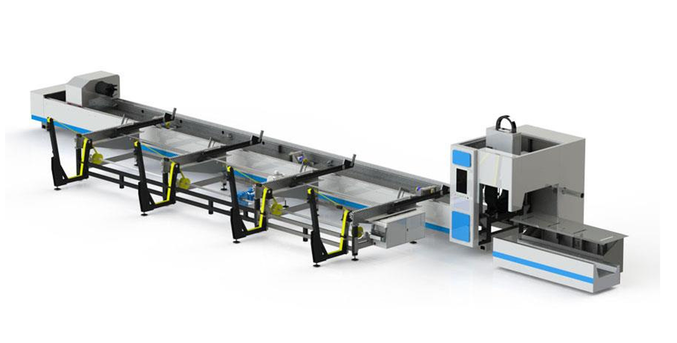 Automatic Loading and Unloading Fiber Laser Pipe Cutting Machine